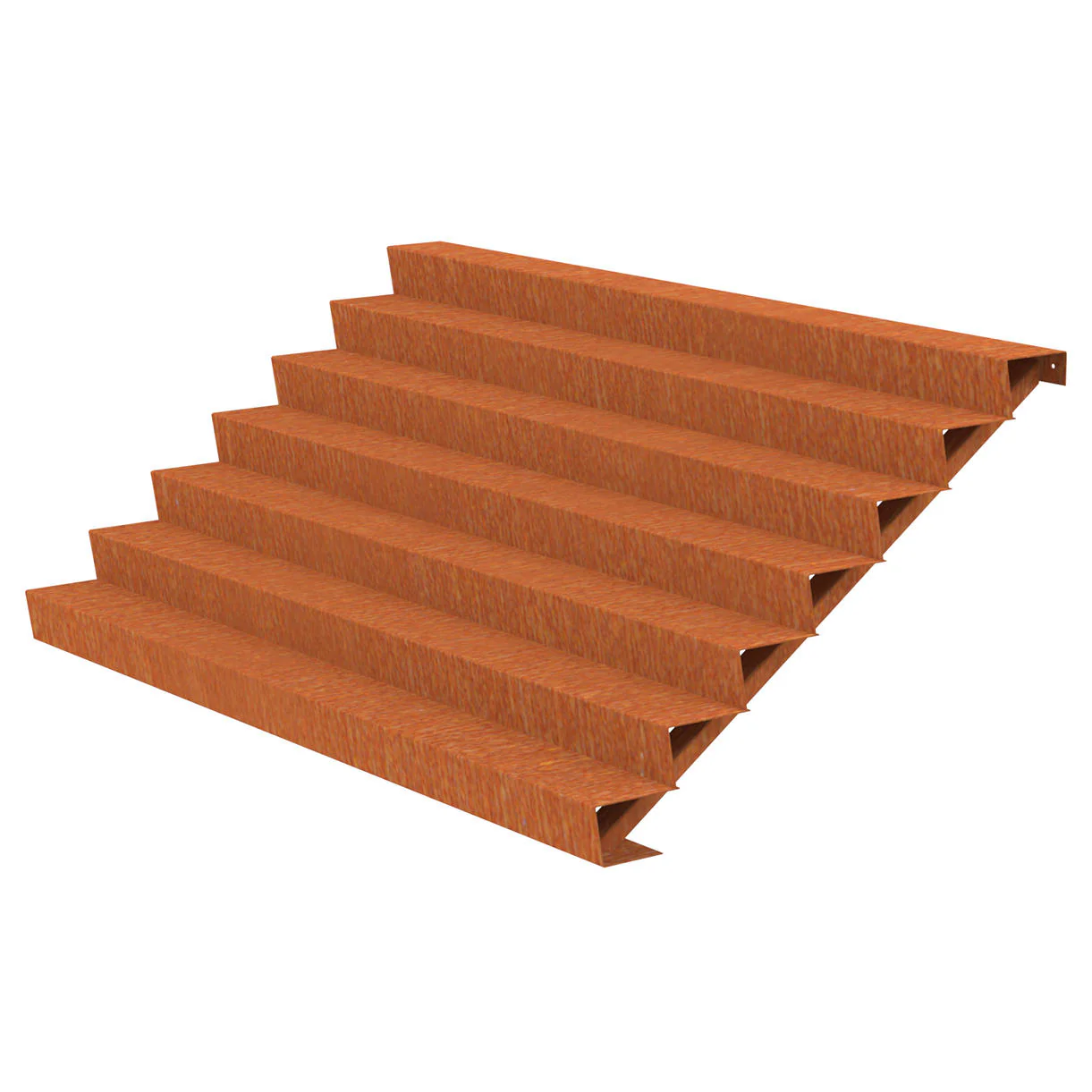 Corten Steel Outdoor Garden Steps - Image 15