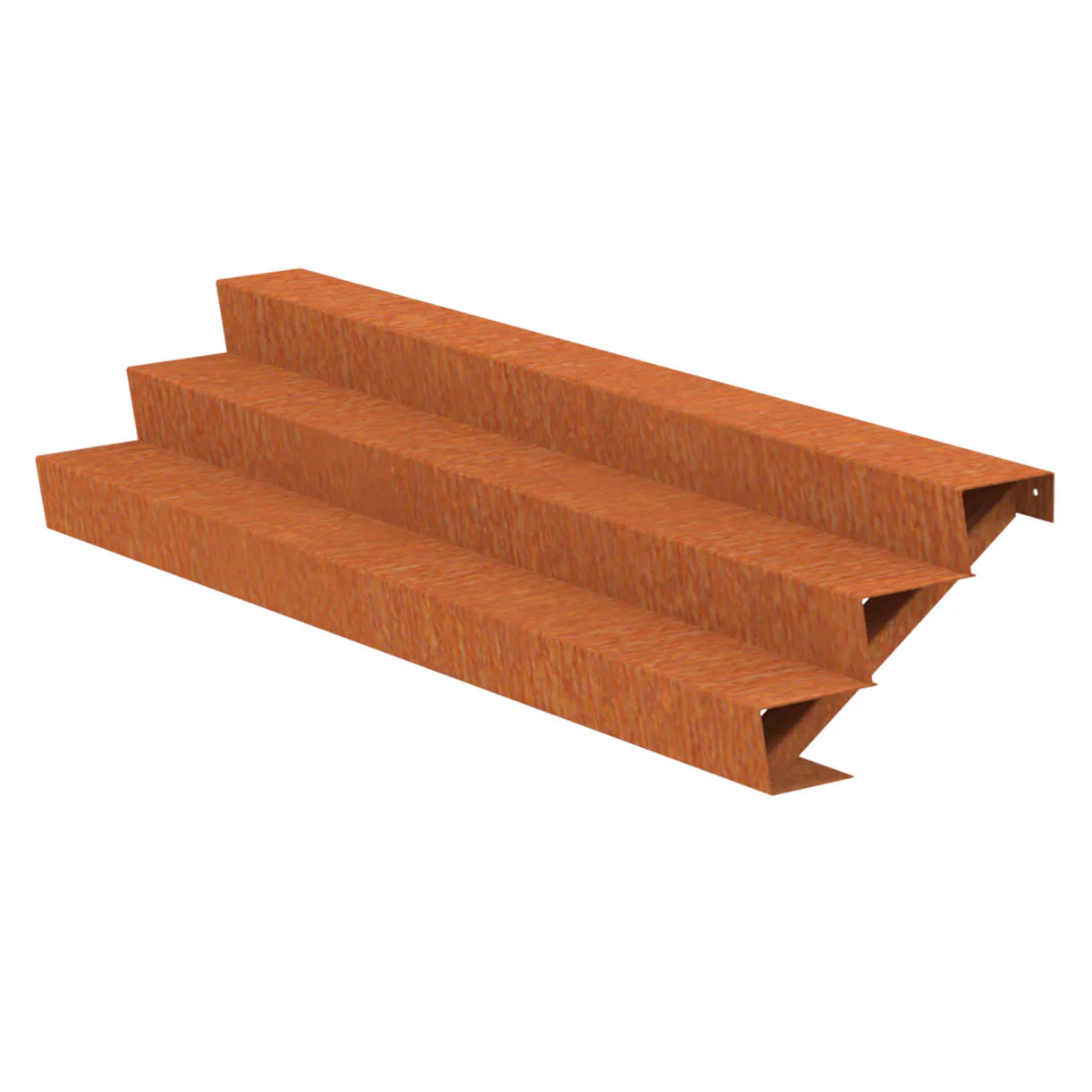 Corten Steel Outdoor Garden Steps - Image 24