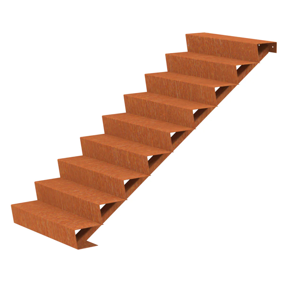 Corten Steel Outdoor Garden Steps - Image 50