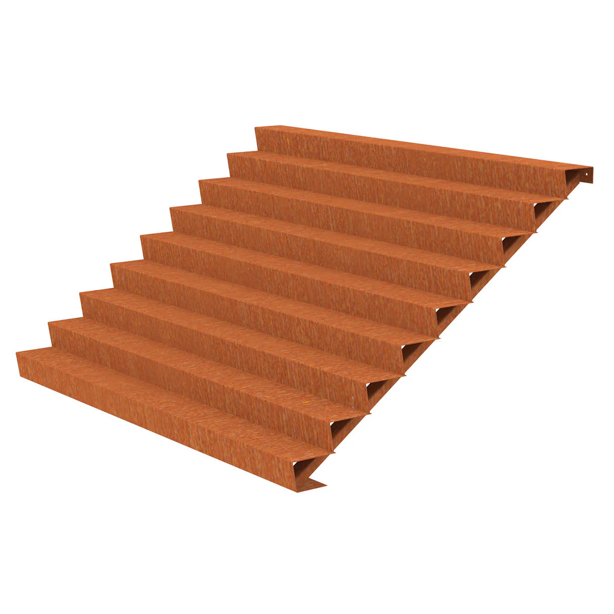 Corten Steel Outdoor Garden Steps - Image 53