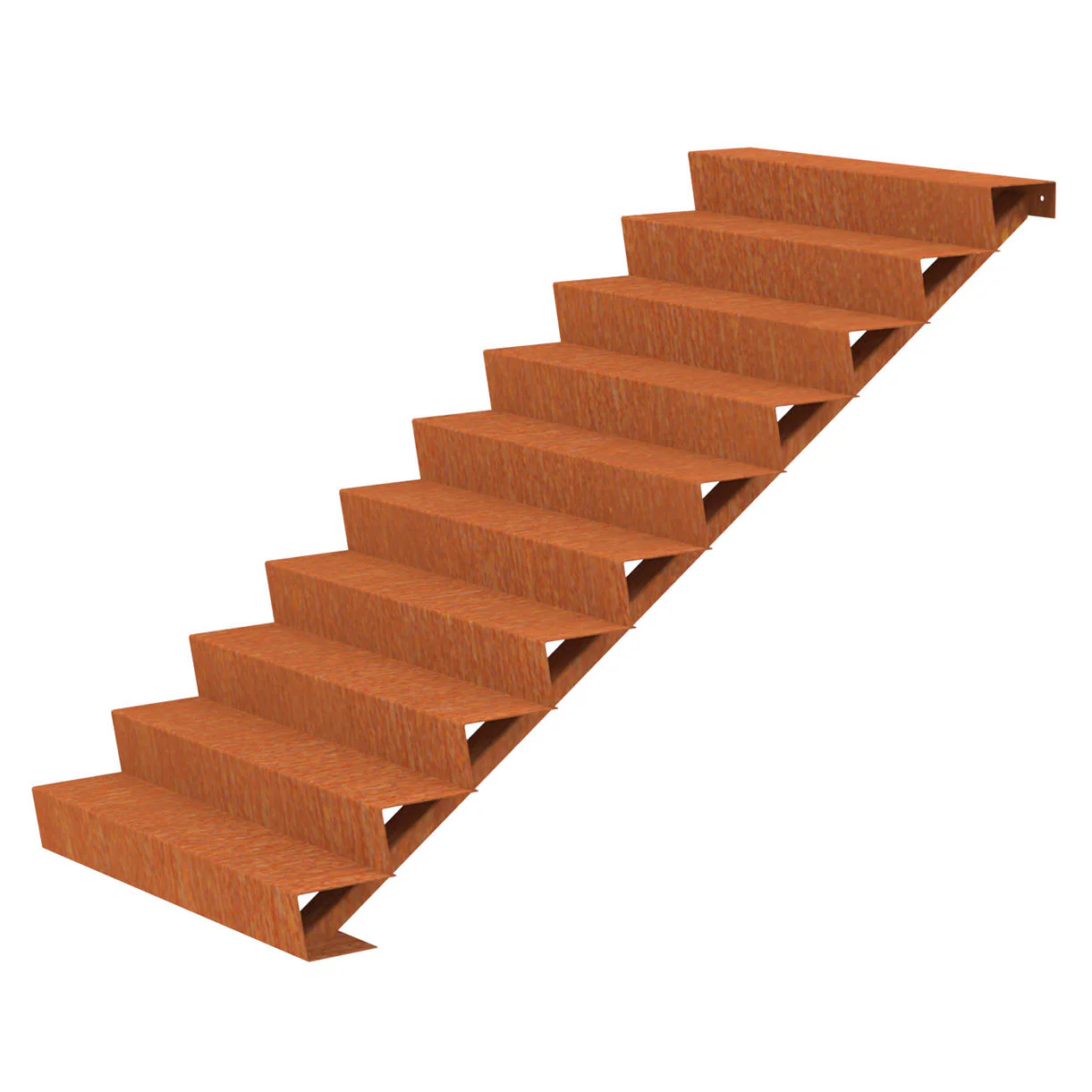Corten Steel Outdoor Garden Steps - Image 55