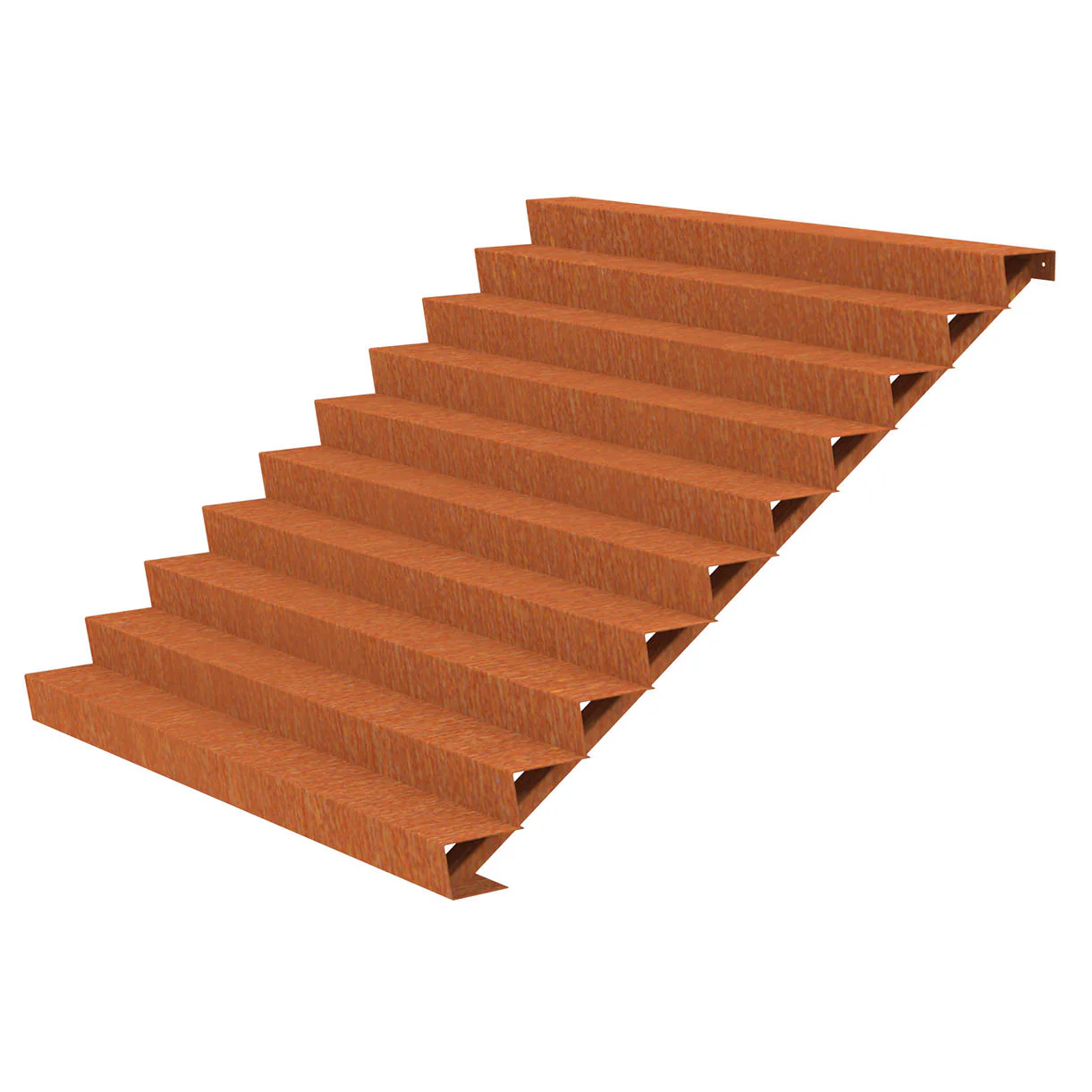 Corten Steel Outdoor Garden Steps - Image 58