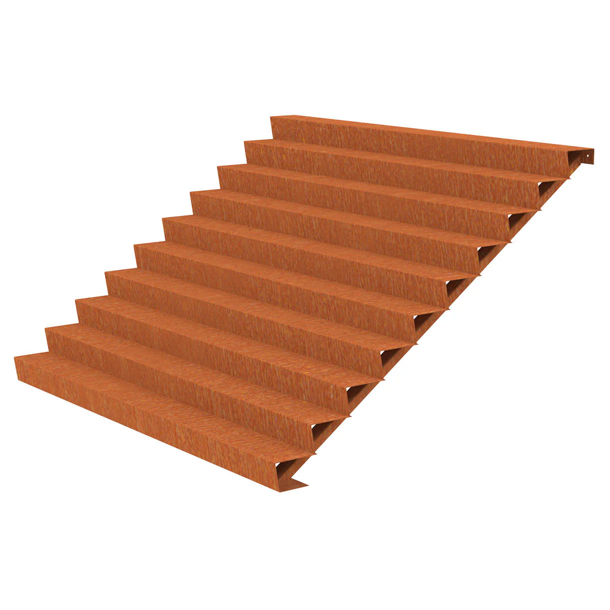 Corten Steel Outdoor Garden Steps - Image 59