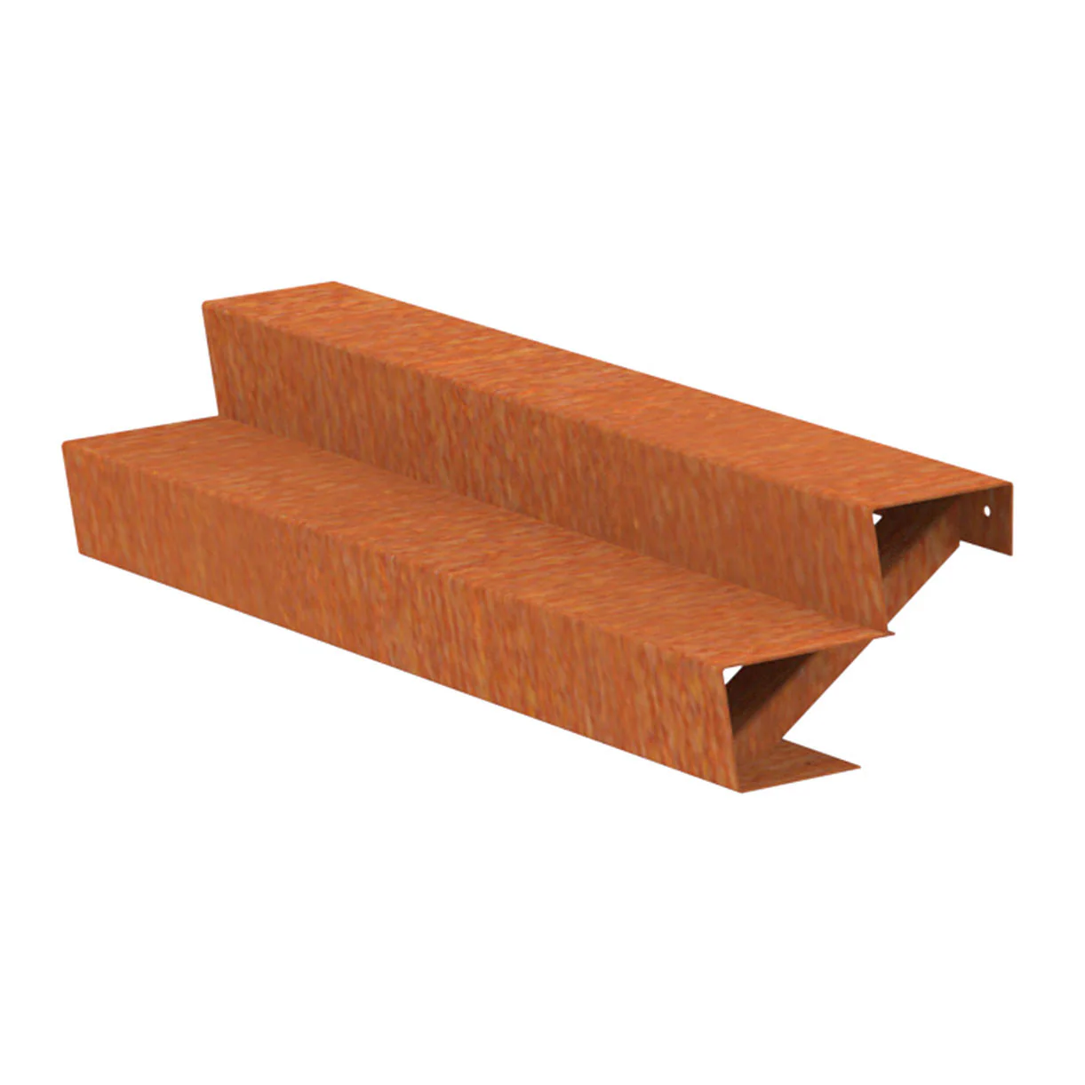Corten Steel Outdoor Garden Steps - Image 6