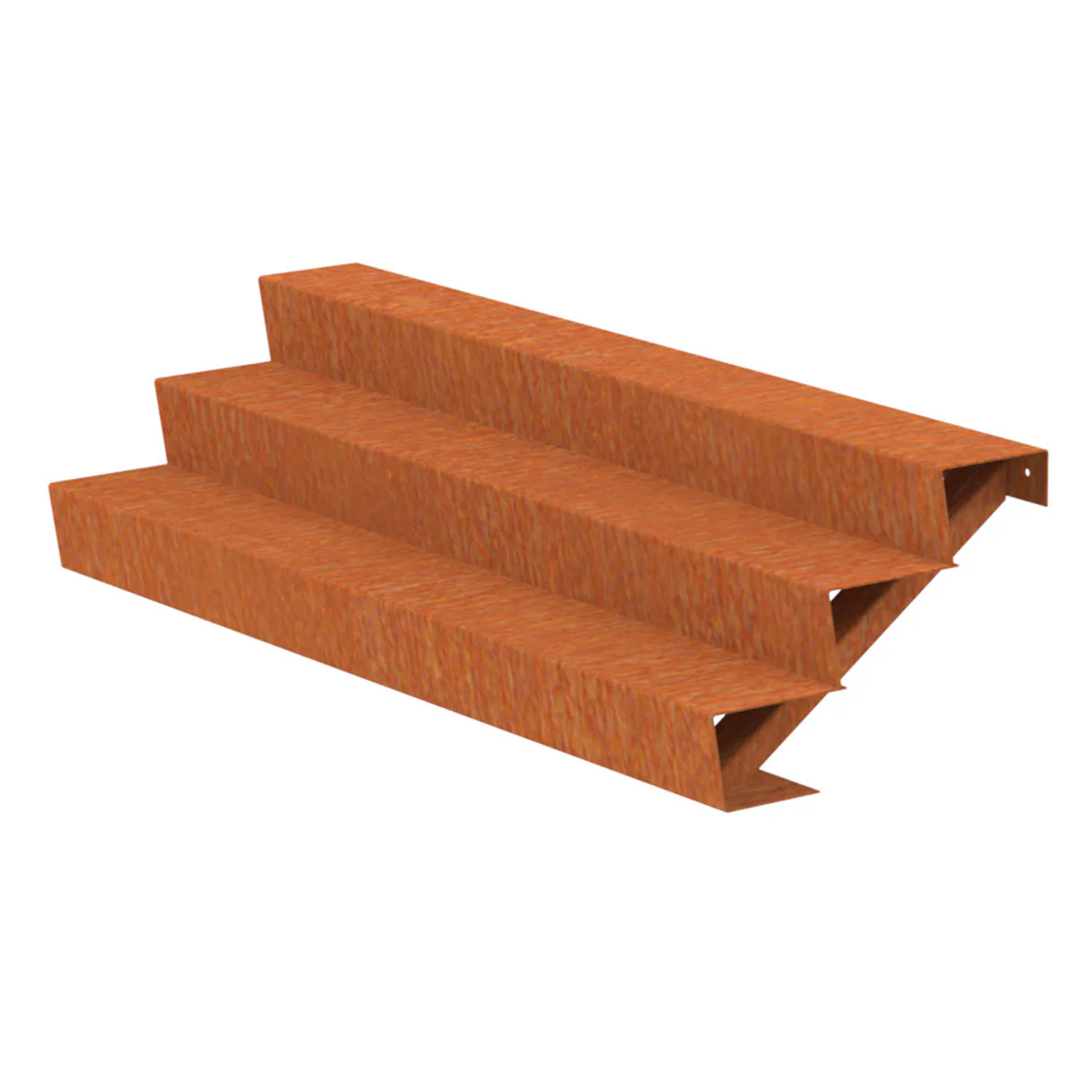 Corten Steel Outdoor Garden Steps - Image 9