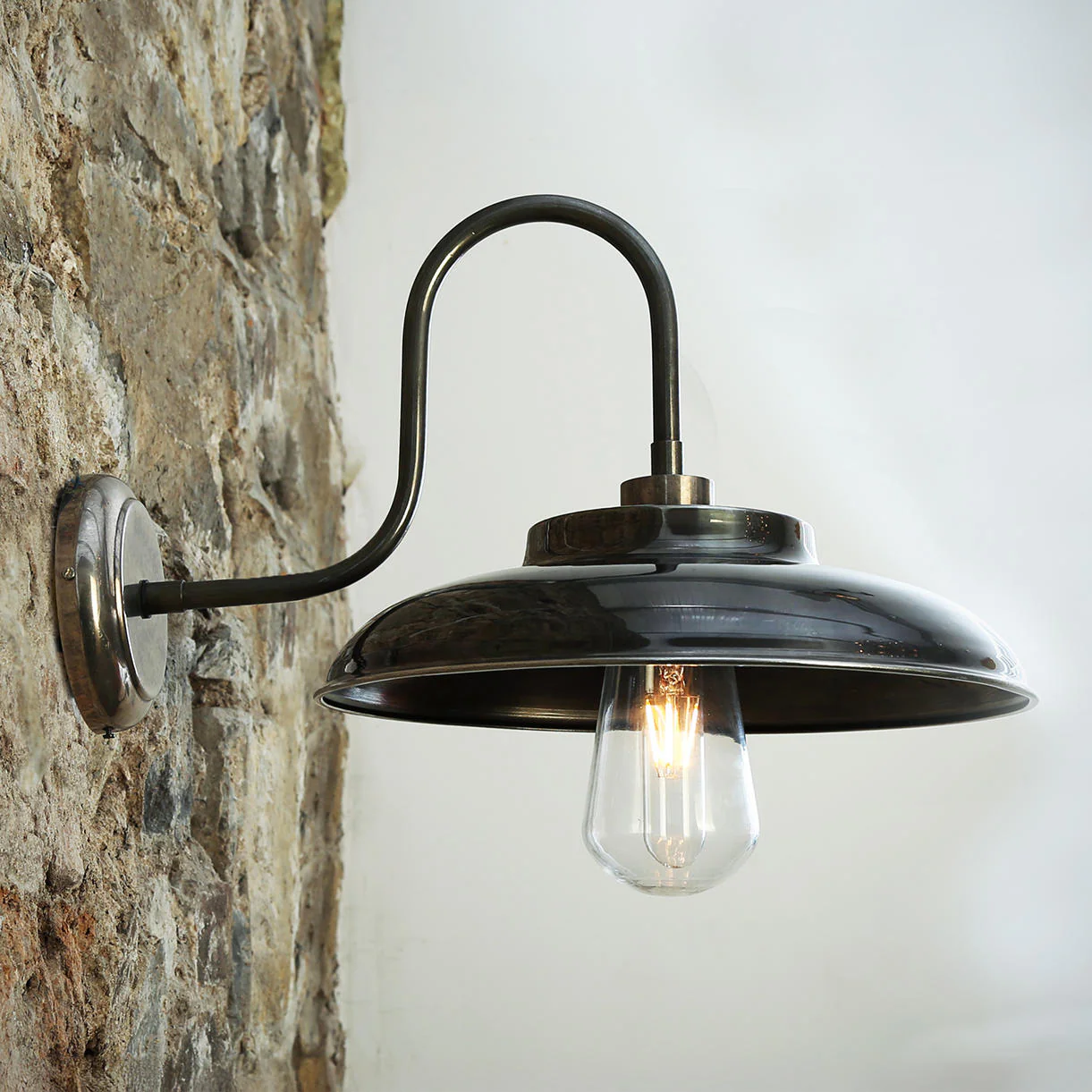 Darya Outdoor Swan Neck Wall Light - Image 2