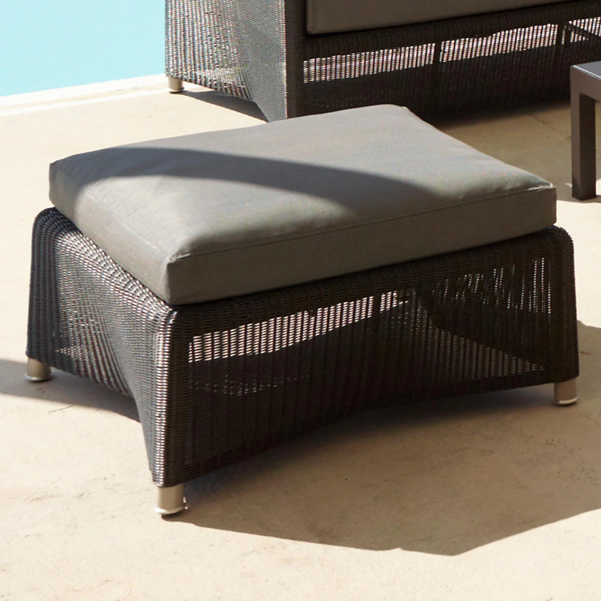 Diamond Weave Footstool