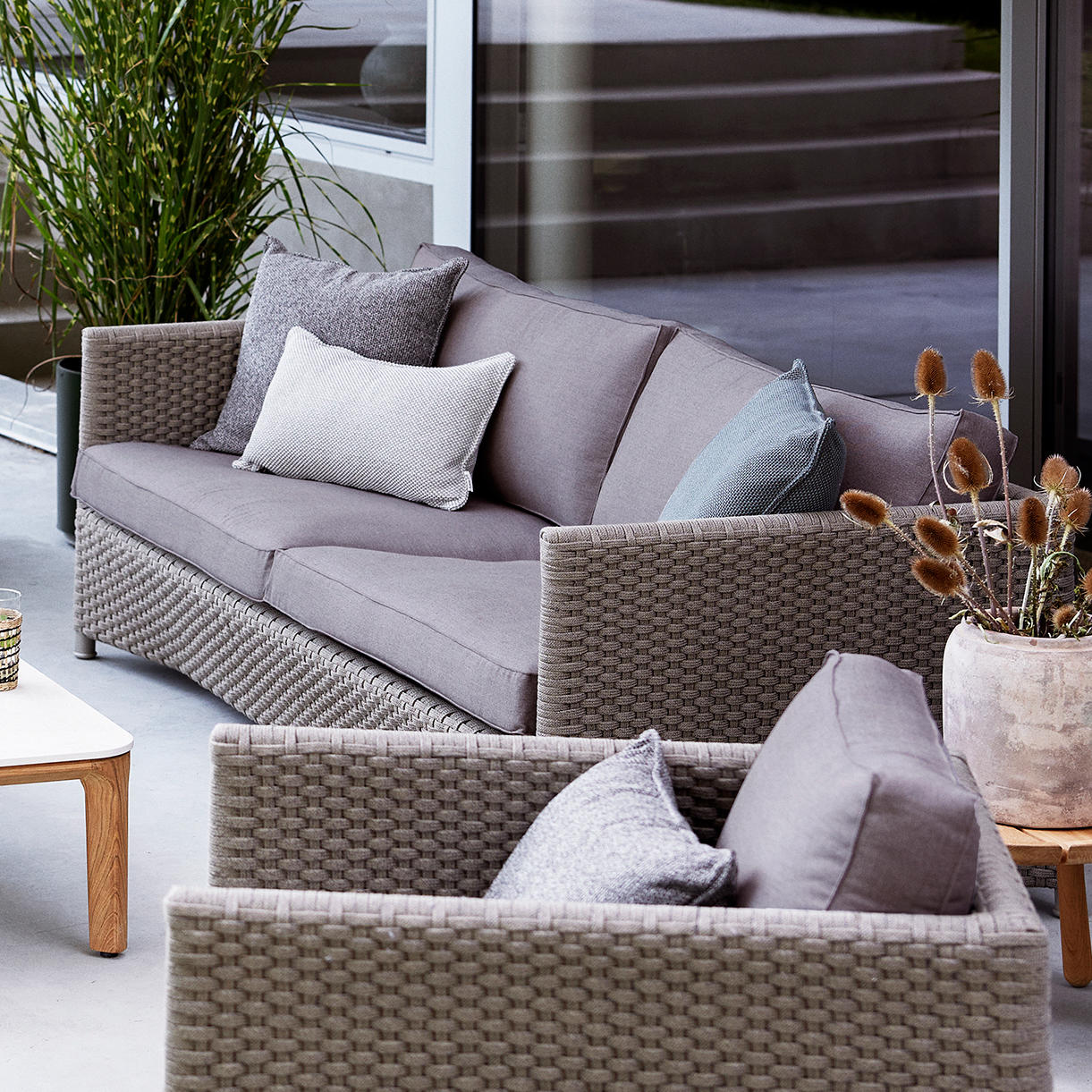 Diamond Soft Rope 3 Seater Sofa