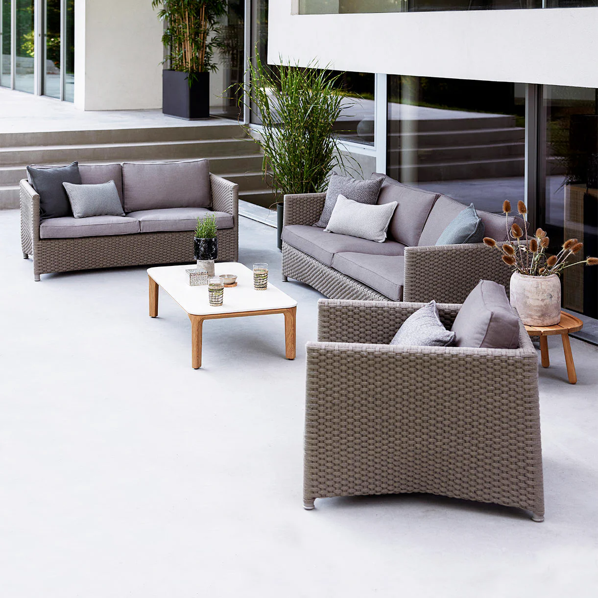 Diamond Soft Rope 3 Seater Sofa - Image 2
