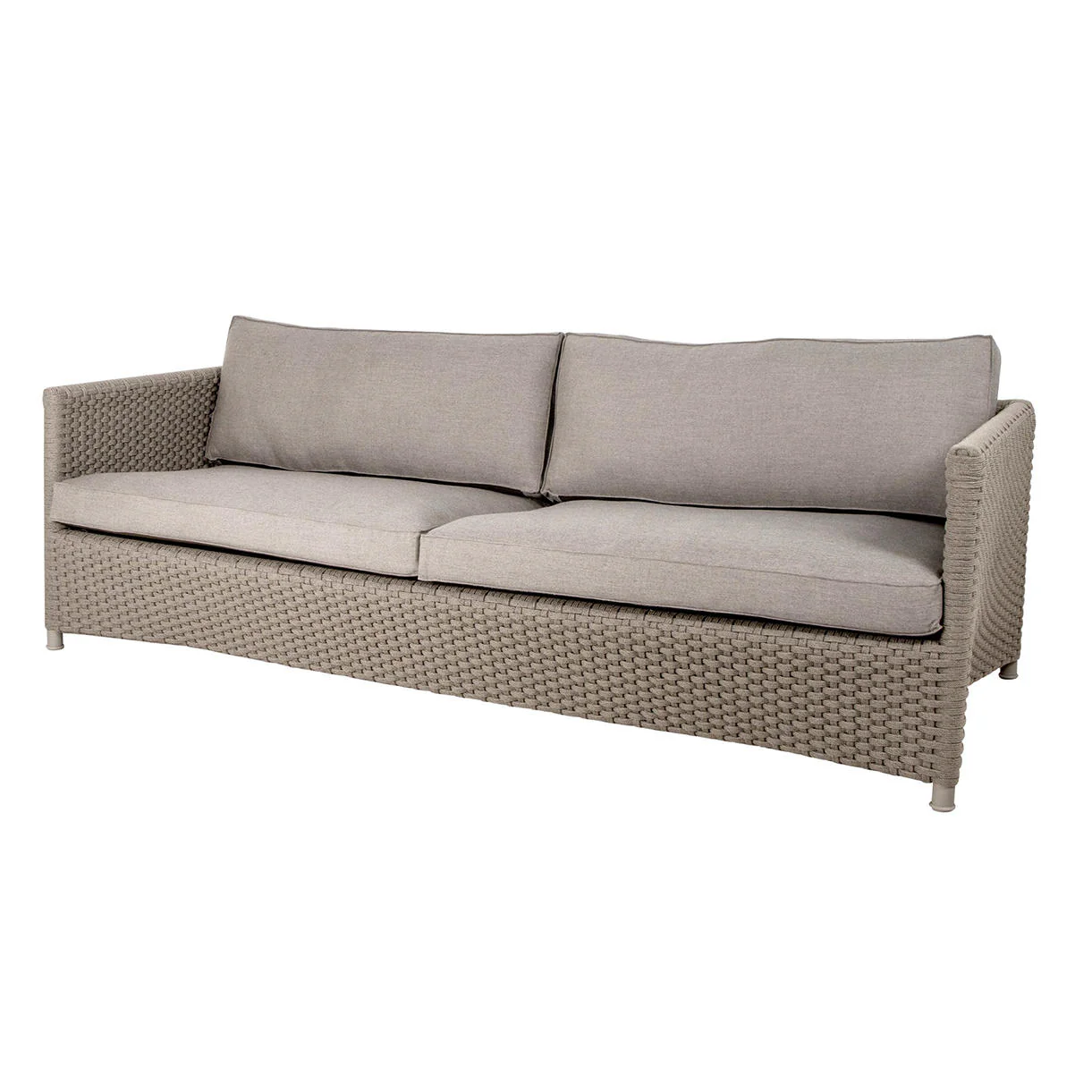 Diamond Soft Rope 3 Seater Sofa - Image 5