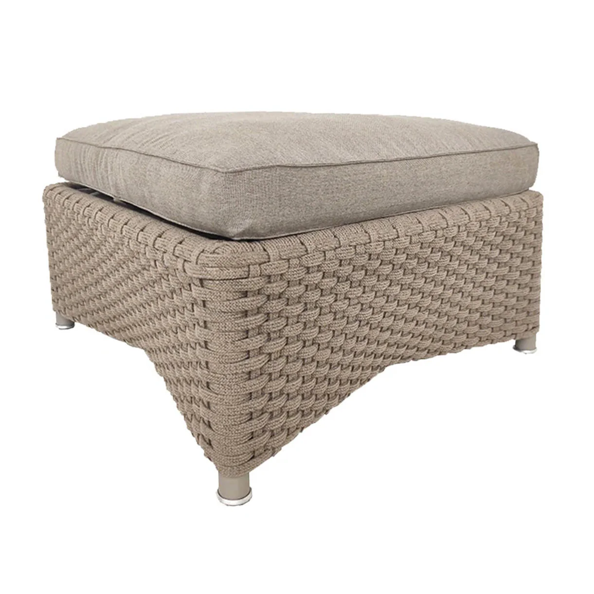 Diamond Soft Rope Footstool
