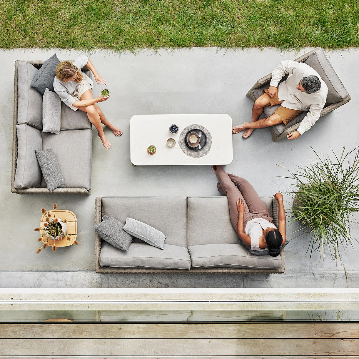 Diamond Soft Rope Lounge Chair - Image 4