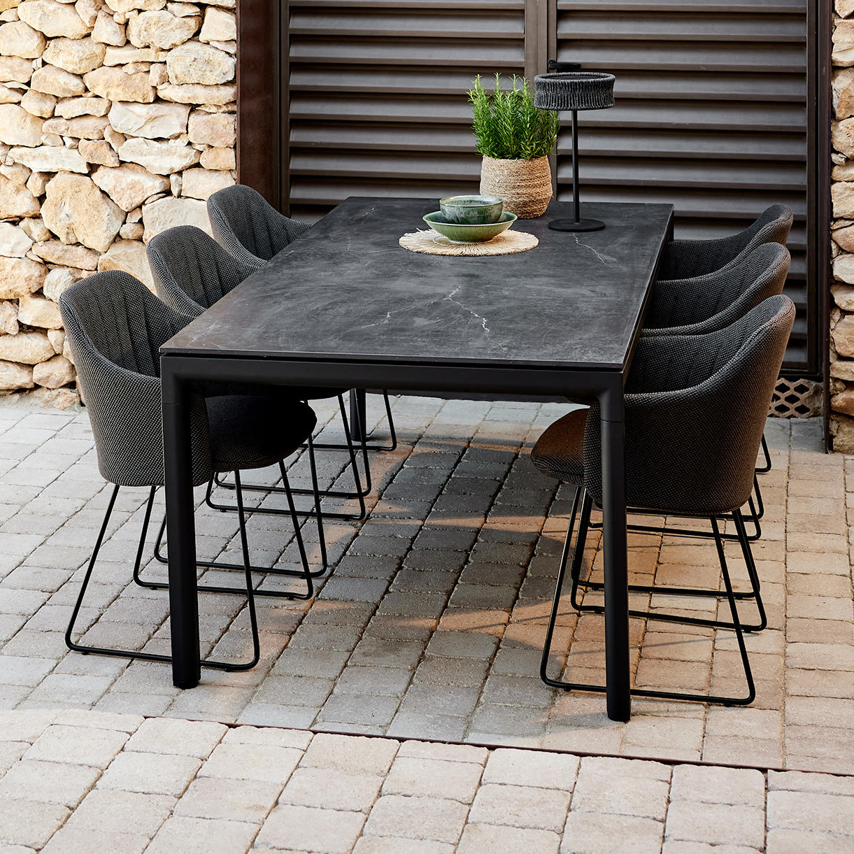 Drop 200 x 100 Dining Table Base with Floating Top