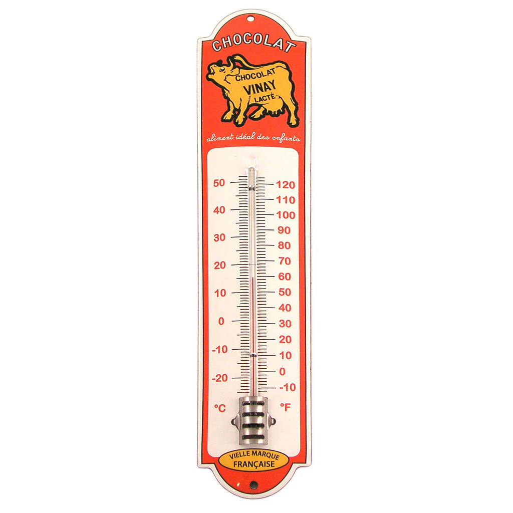 Enamel Outdoor Chocolat Vinay Thermometer - Image 2