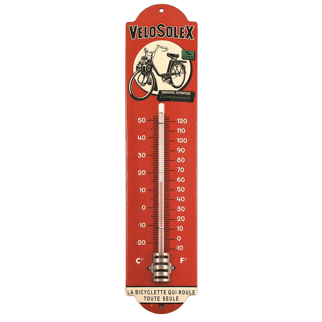 Enamel Outdoor Velosolex Thermometer - Image 2