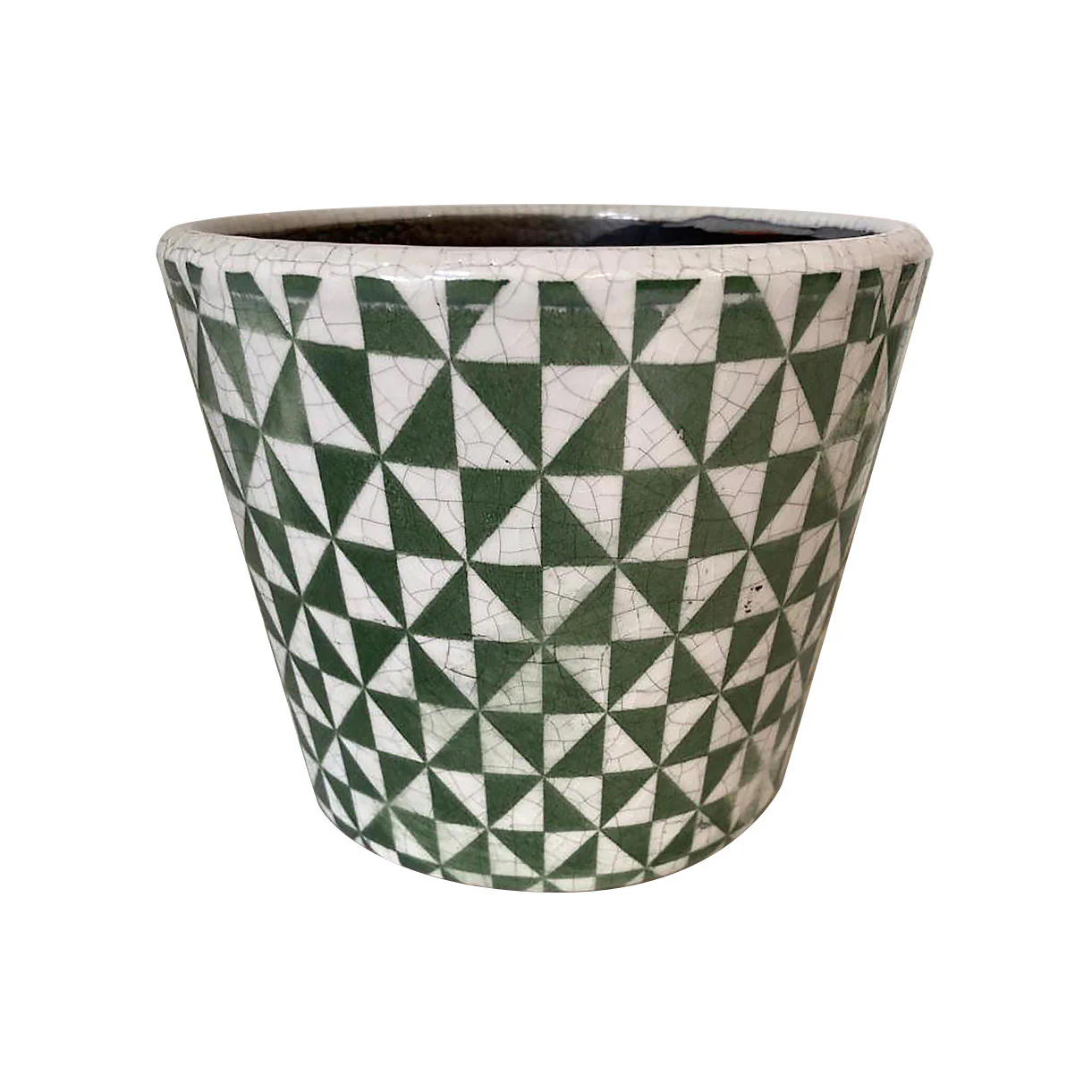 Faded Green Vintage Plant Pots - Image 6