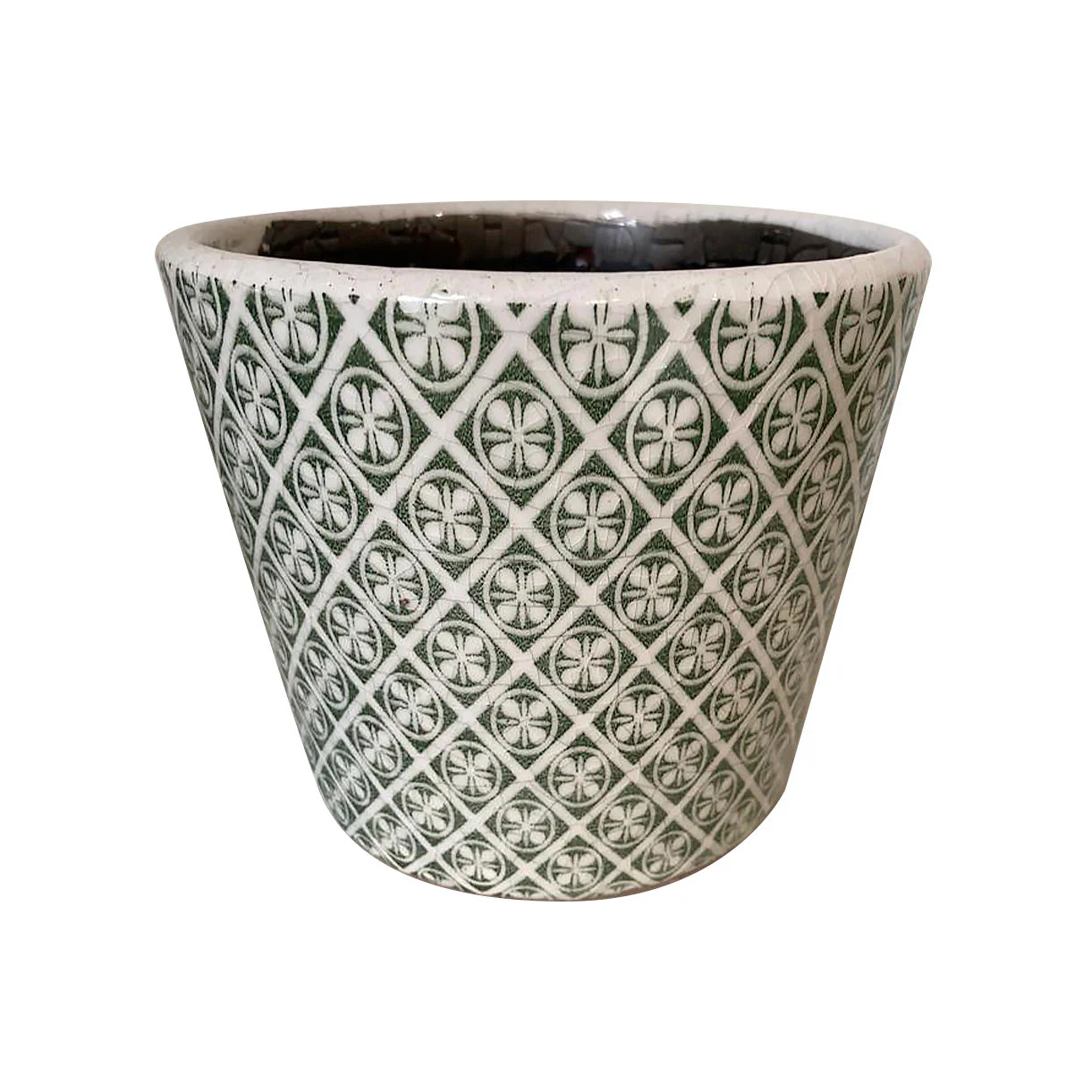 Faded Green Vintage Plant Pots - Image 9