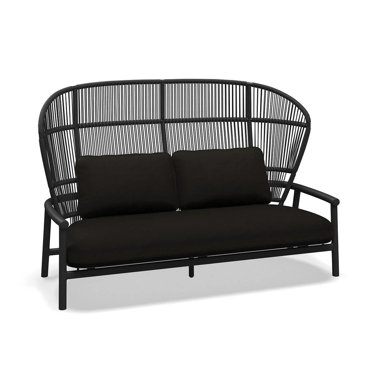 Fern Aluminium High Back 2 Seater Sofa - Image 10