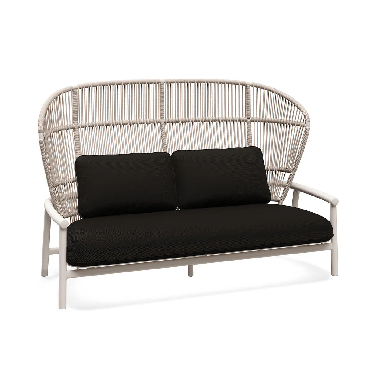 Fern Aluminium High Back 2 Seater Sofa - Image 22