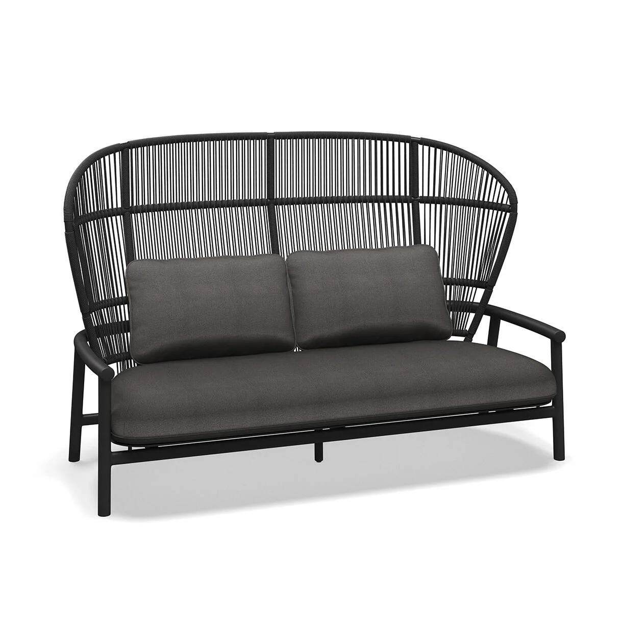 Fern Aluminium High Back 2 Seater Sofa - Image 4