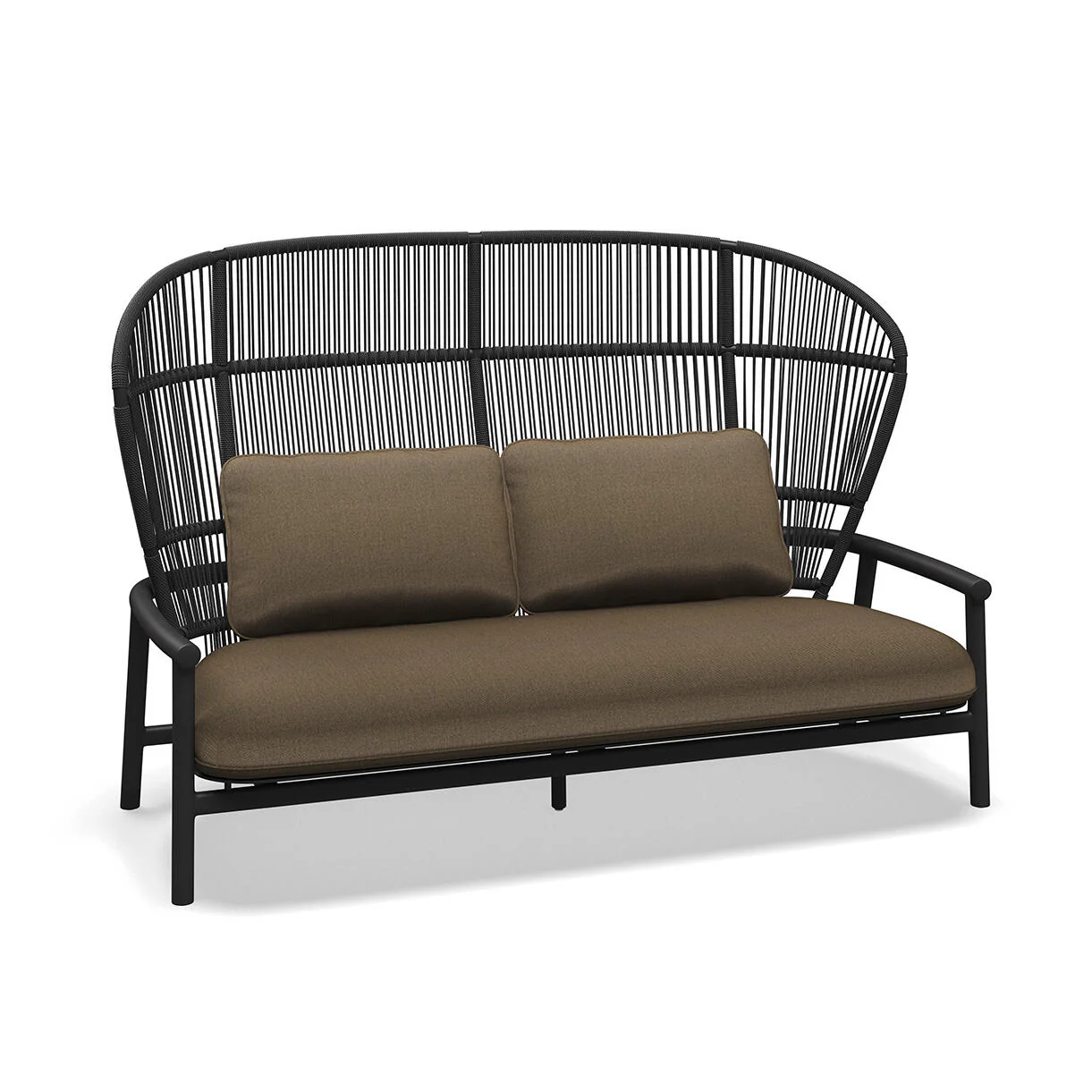 Fern Aluminium High Back 2 Seater Sofa - Image 5