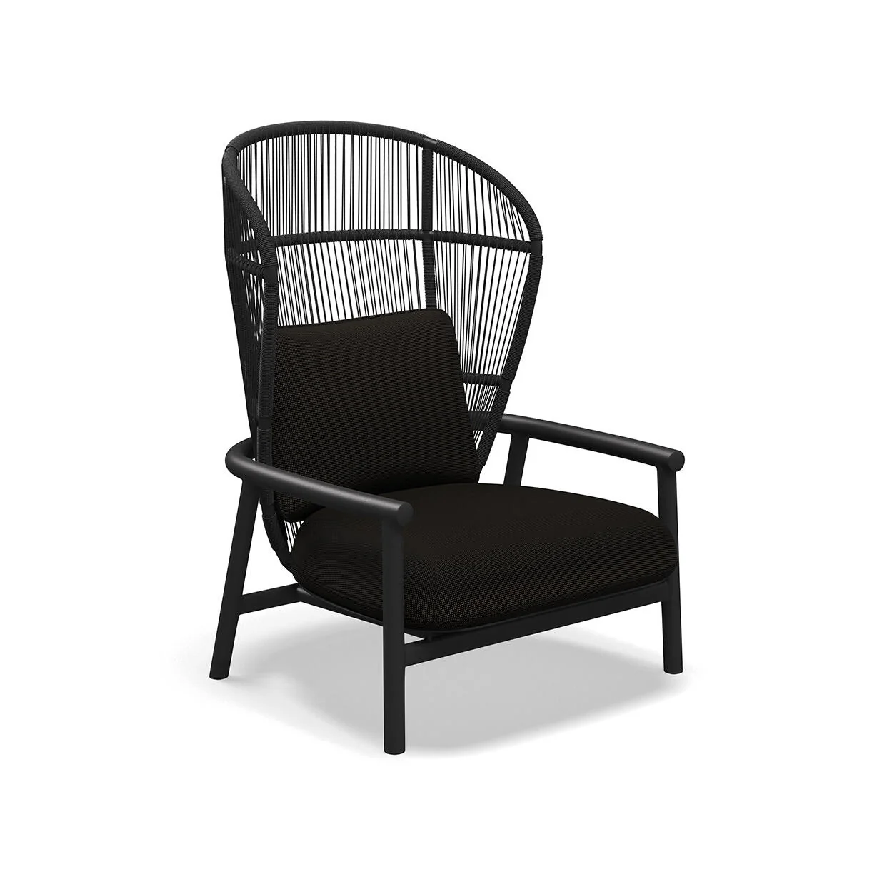 Fern Aluminium High Back Lounge Chair - Image 12