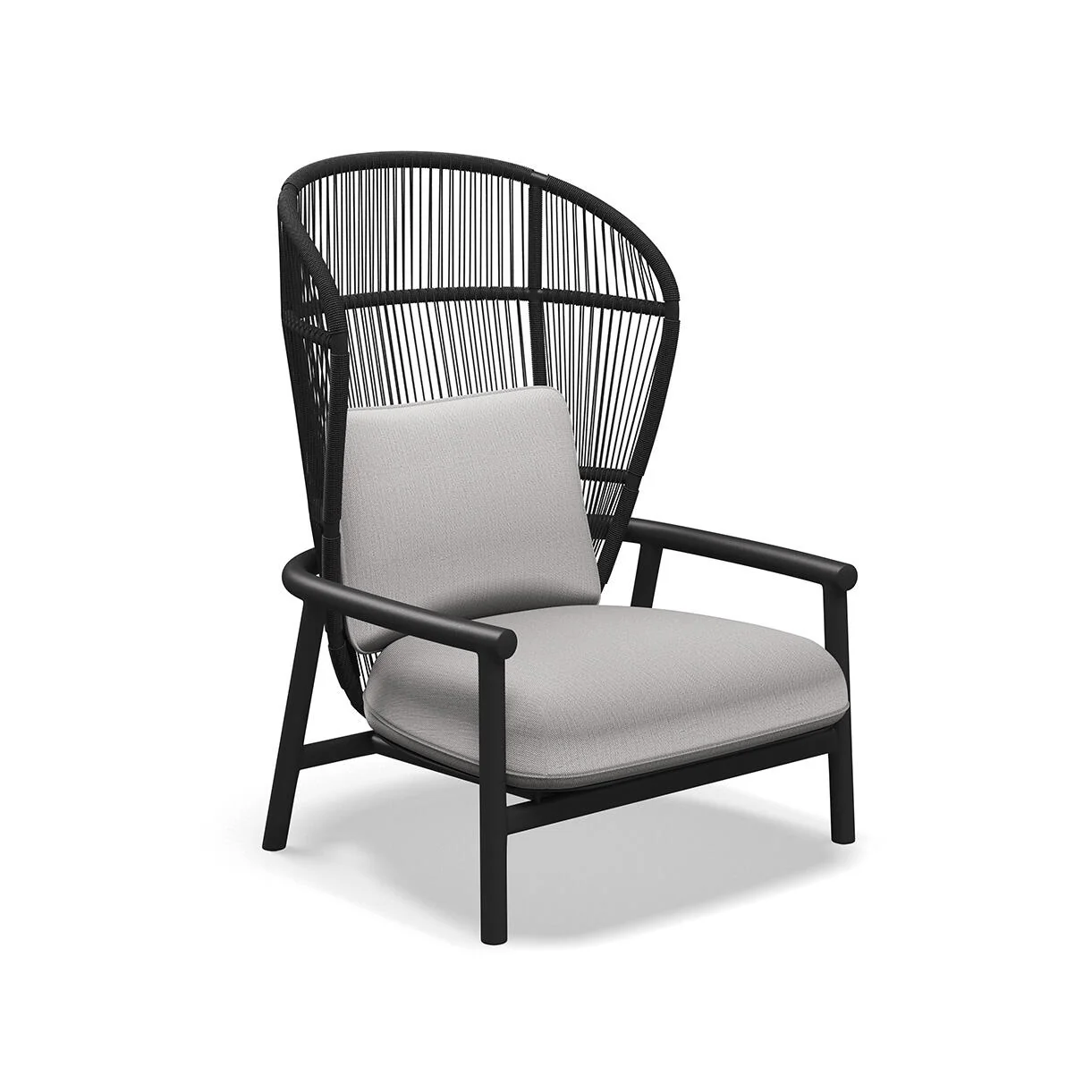 Fern Aluminium High Back Lounge Chair - Image 13