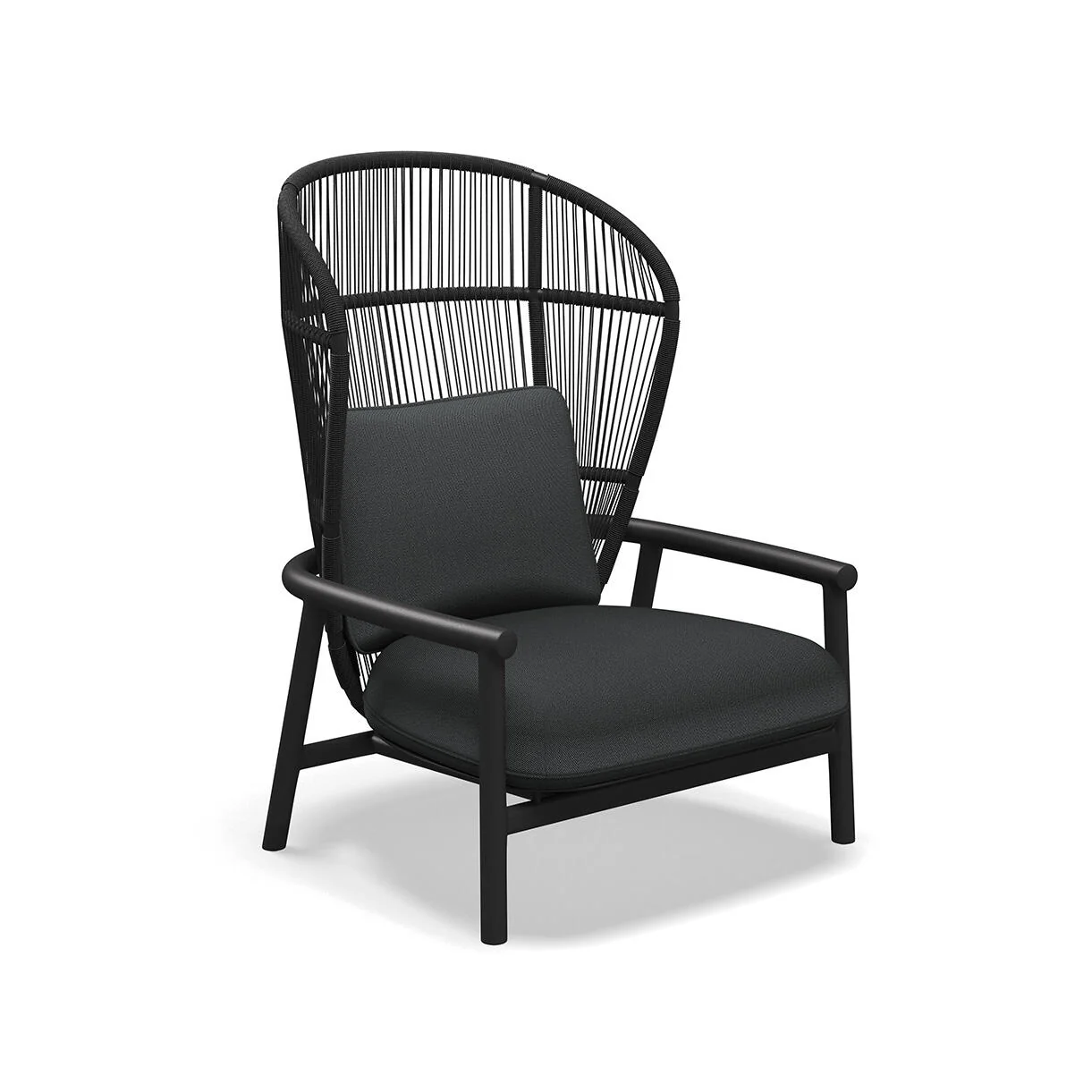 Fern Aluminium High Back Lounge Chair - Image 14