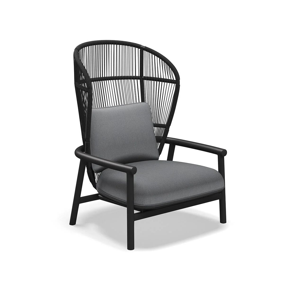 Fern Aluminium High Back Lounge Chair - Image 15