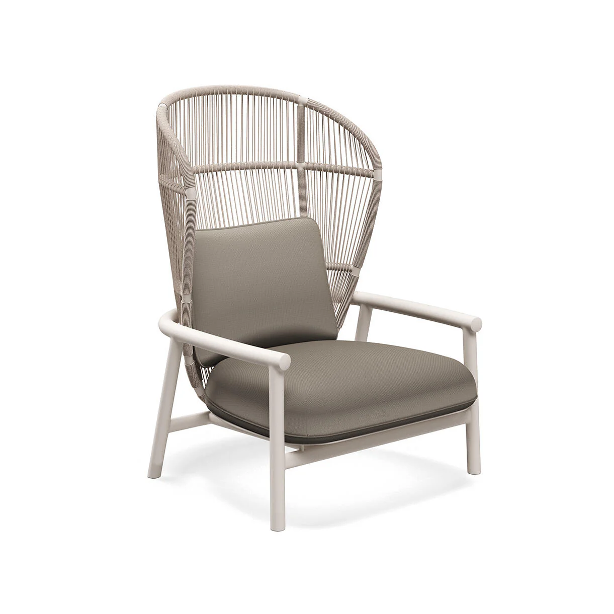 Fern Aluminium High Back Lounge Chair - Image 16
