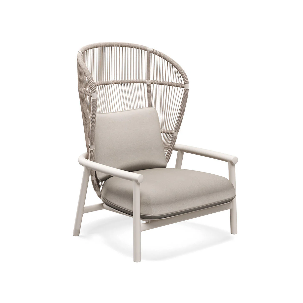 Fern Aluminium High Back Lounge Chair - Image 17