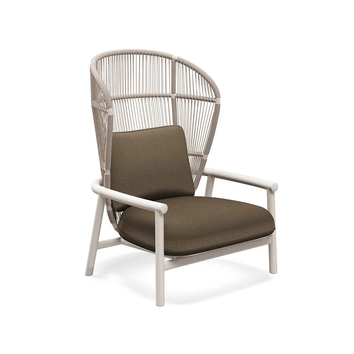 Fern Aluminium High Back Lounge Chair - Image 19