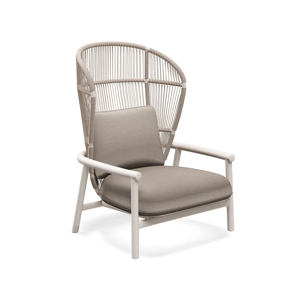 Fern Aluminium High Back Lounge Chair - Image 20