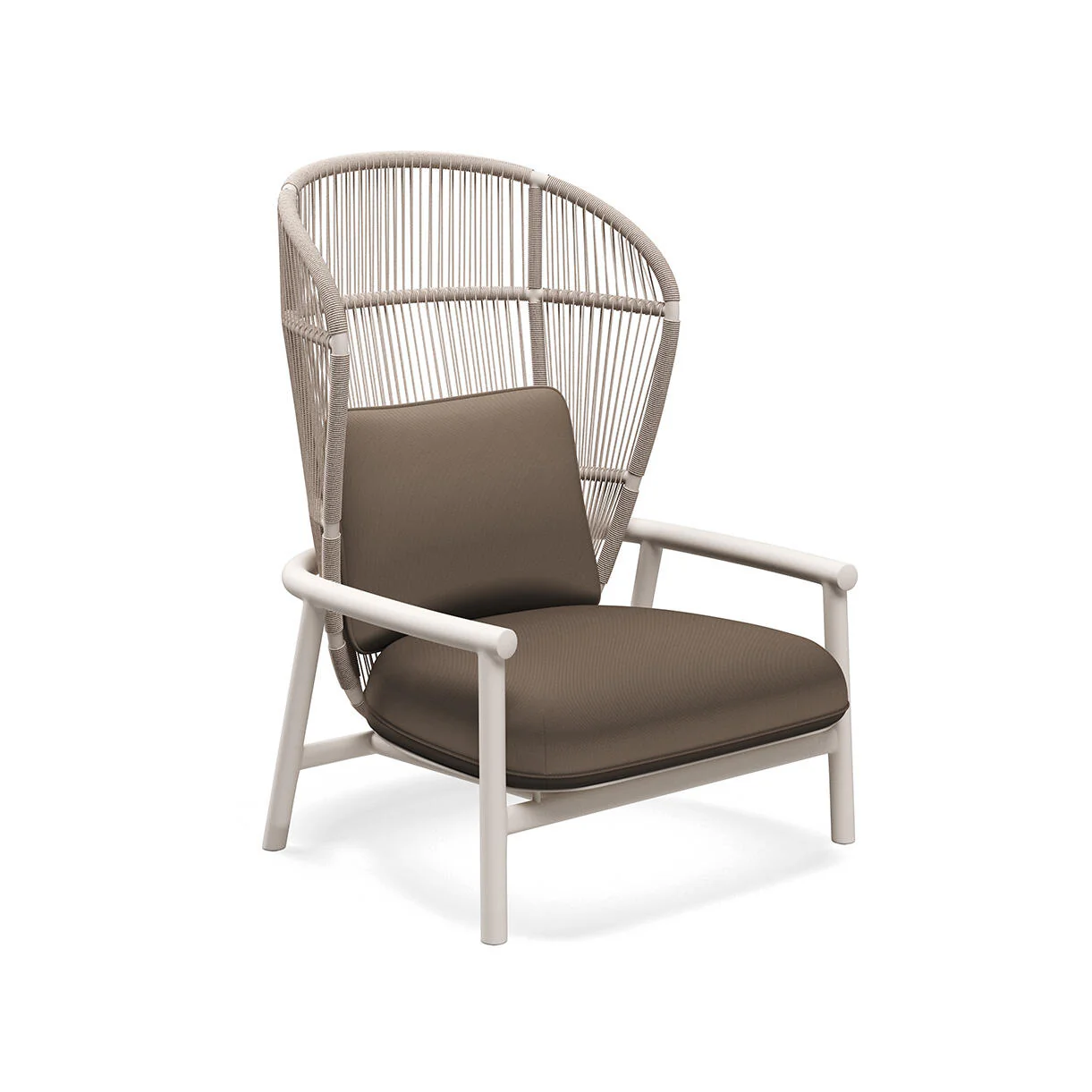 Fern Aluminium High Back Lounge Chair - Image 21