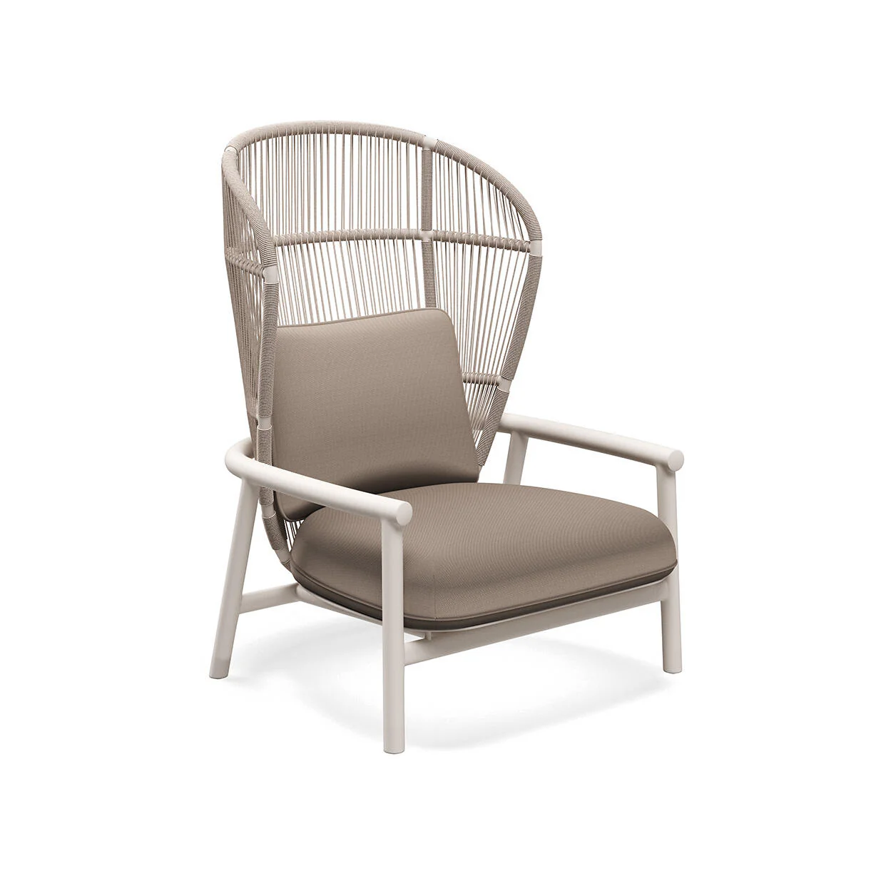 Fern Aluminium High Back Lounge Chair - Image 22