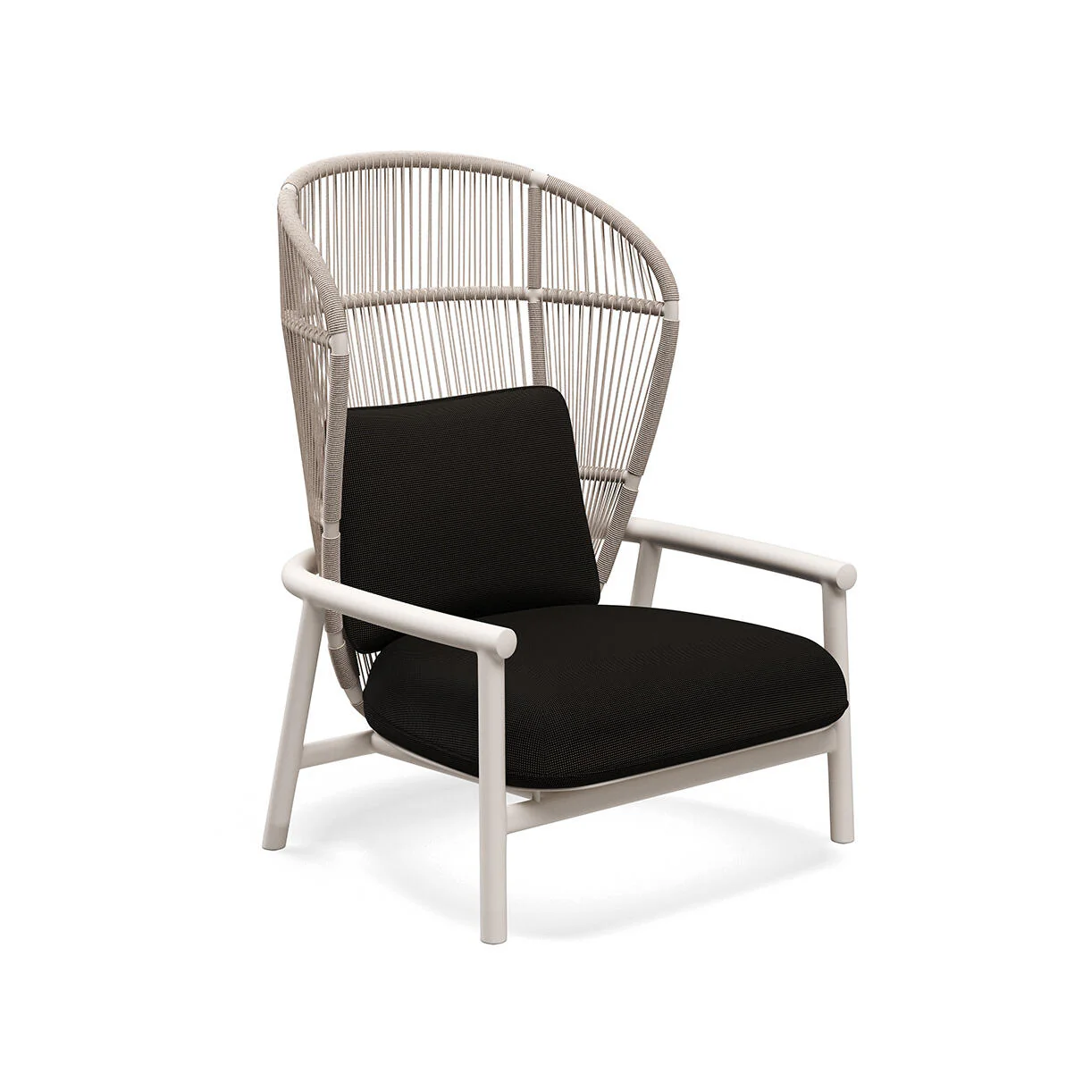 Fern Aluminium High Back Lounge Chair - Image 24