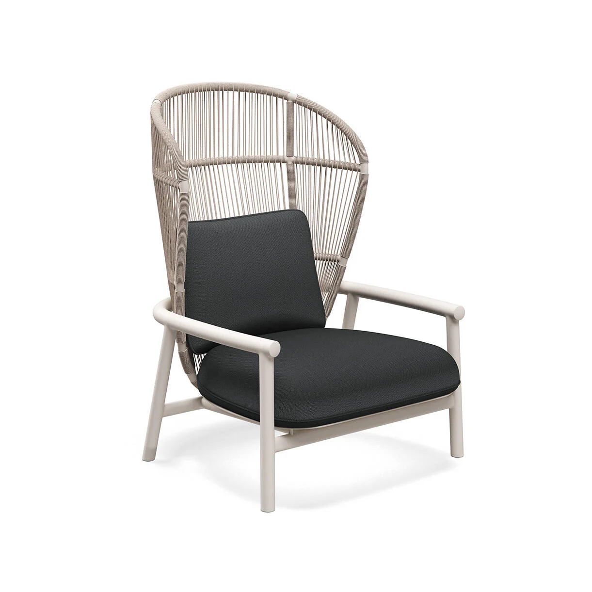 Fern Aluminium High Back Lounge Chair - Image 26