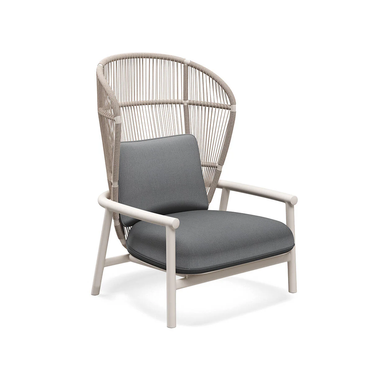 Fern Aluminium High Back Lounge Chair - Image 27