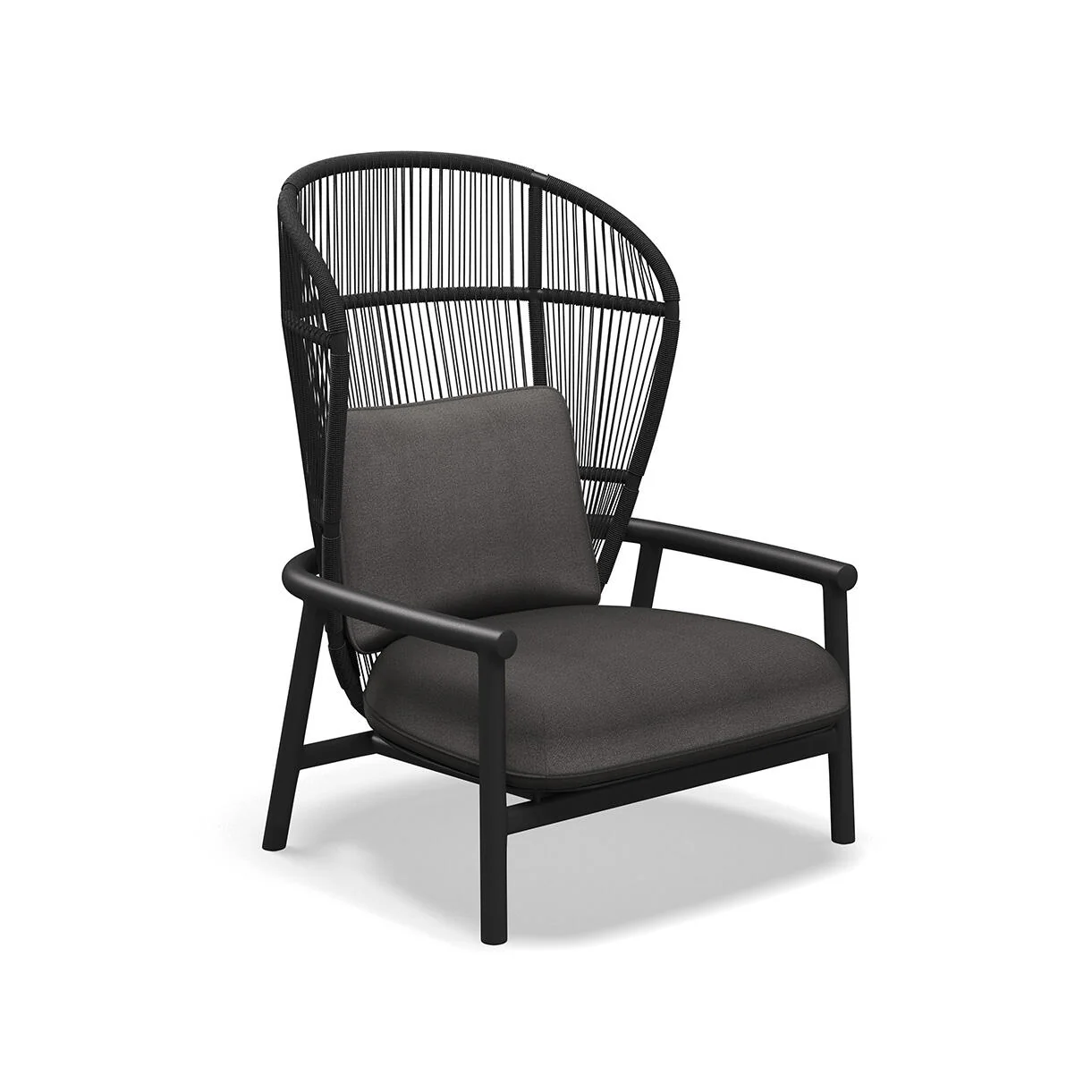 Fern Aluminium High Back Lounge Chair - Image 6