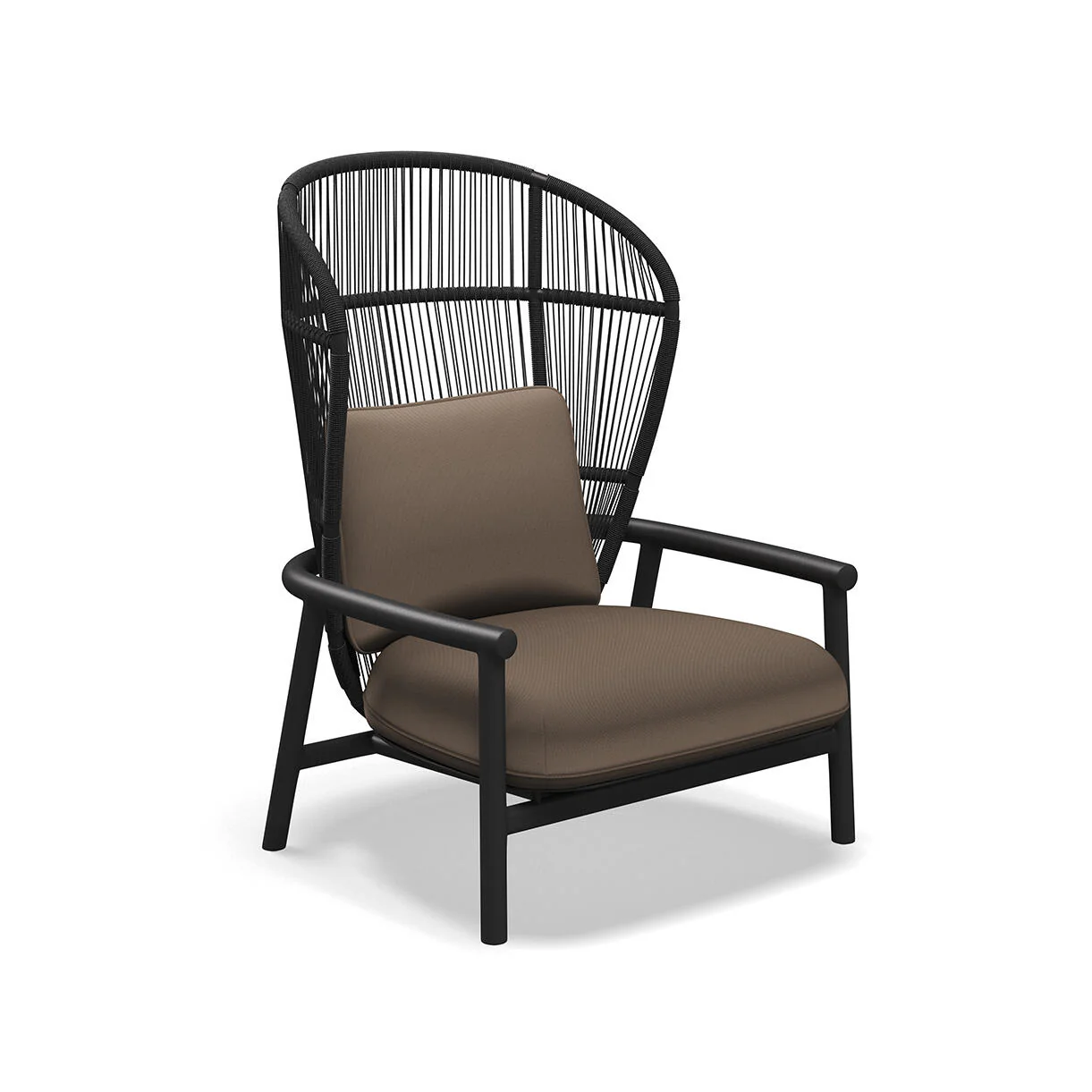 Fern Aluminium High Back Lounge Chair - Image 9