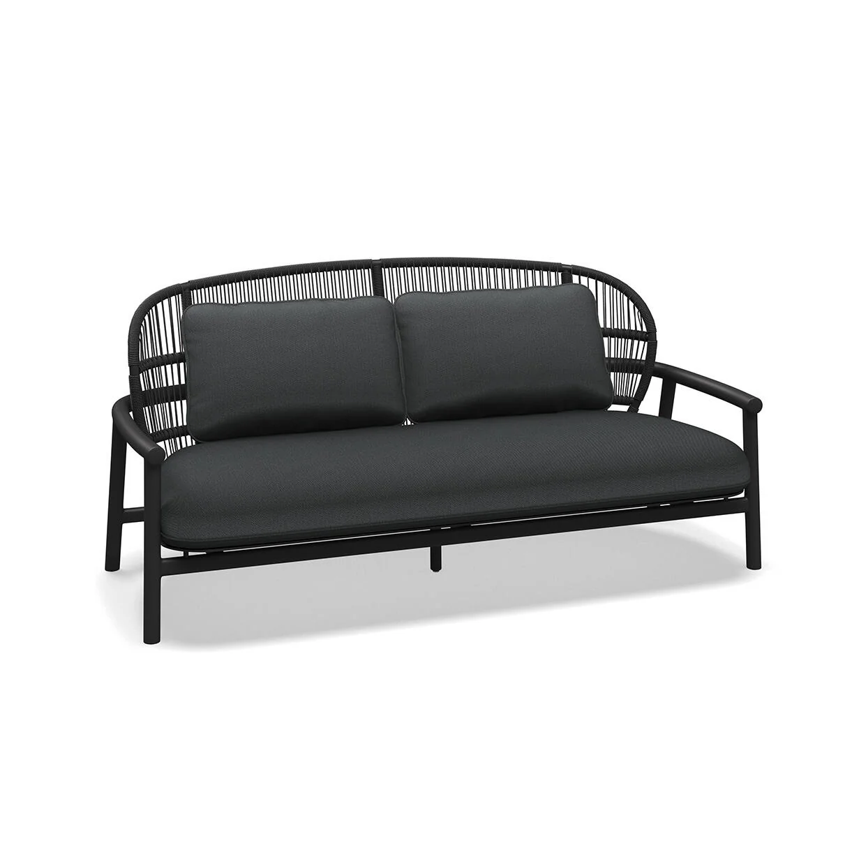 Fern Aluminium Low Back 2 Seater Sofa - Image 12