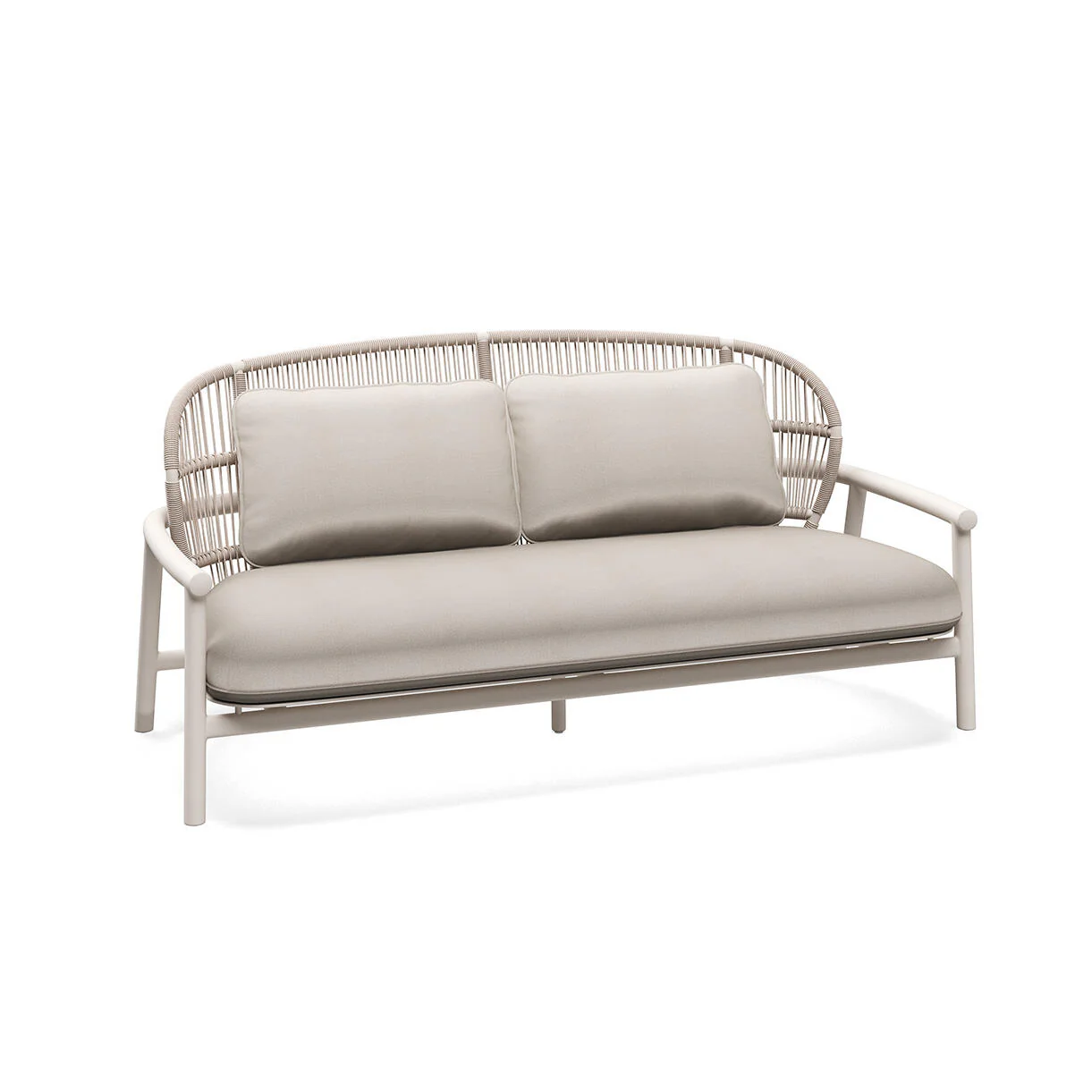 Fern Aluminium Low Back 2 Seater Sofa - Image 15