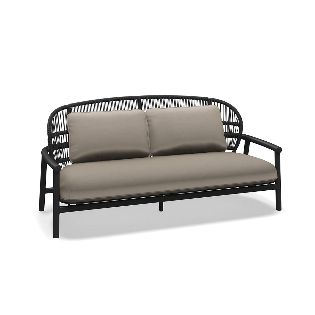 Fern Aluminium Low Back 2 Seater Sofa - Image 2
