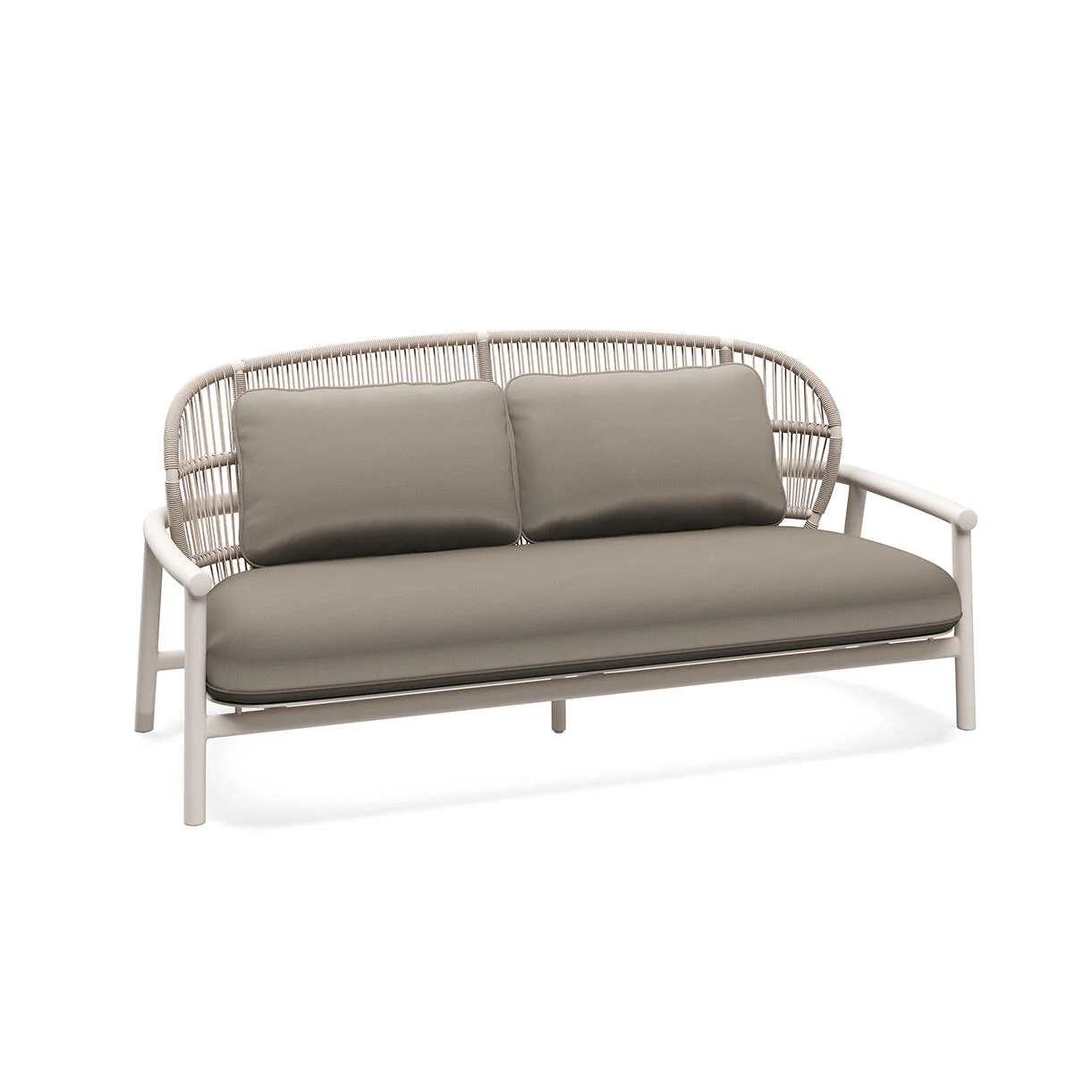 Fern Aluminium Low Back 2 Seater Sofa - Image 20