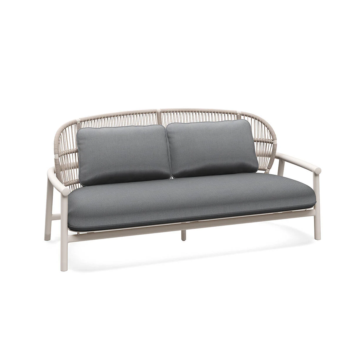 Fern Aluminium Low Back 2 Seater Sofa - Image 25