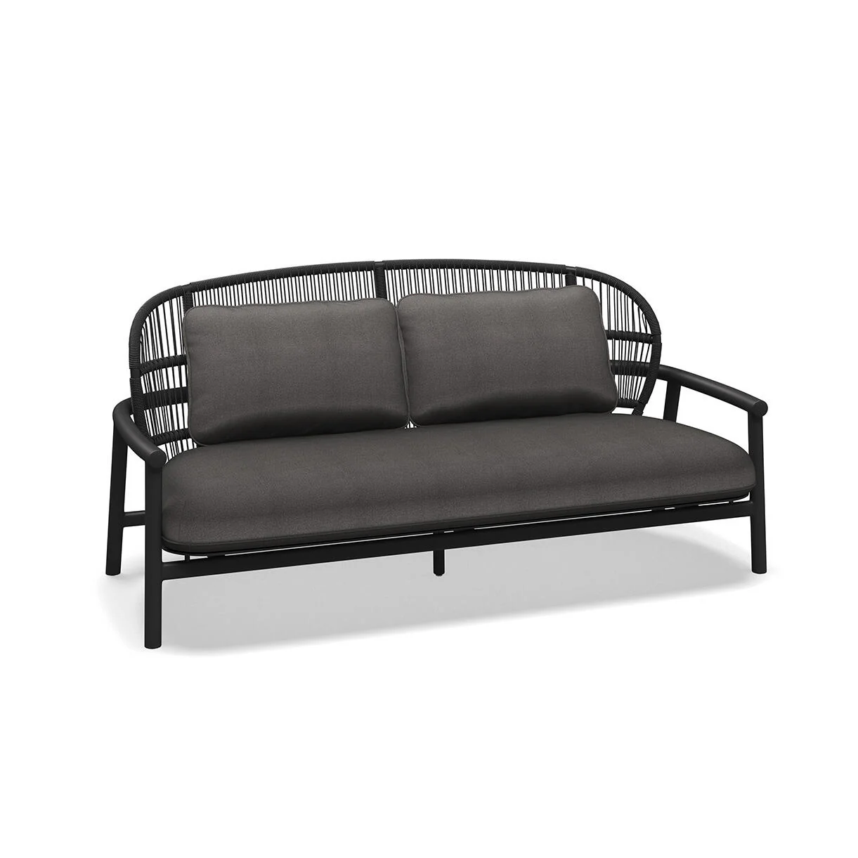 Fern Aluminium Low Back 2 Seater Sofa - Image 4