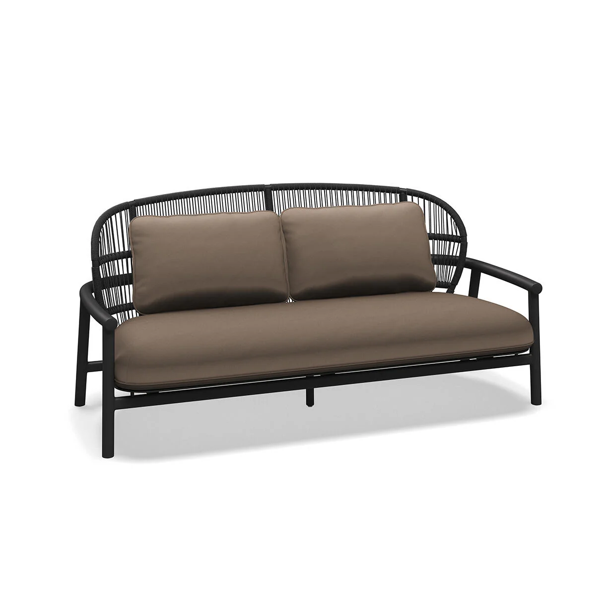 Fern Aluminium Low Back 2 Seater Sofa - Image 7