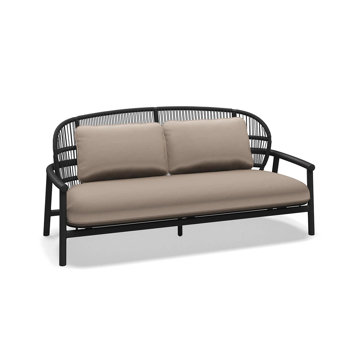 Fern Aluminium Low Back 2 Seater Sofa - Image 8