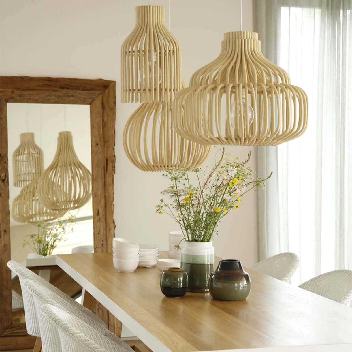 Firefly Rattan Indoor Pendant Light