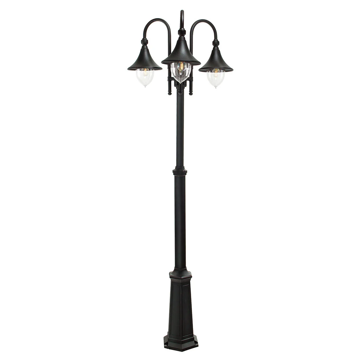 Firenze Outdoor Triple Post Lanterns - Image 4